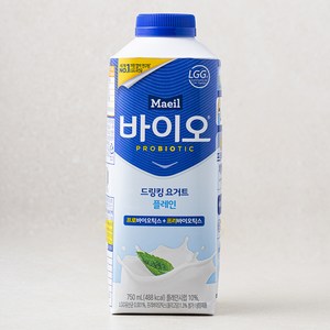 매일바이오 드링킹 플레인 요구르트, 750ml, 1개