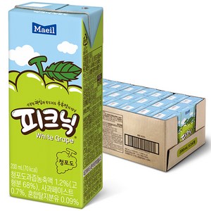 피크닉 청포도, 200ml, 24개