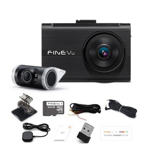 파인뷰 X6 NEW 5GHz 와이파이 전후방 FHD 2채널 차량용 블랙박스