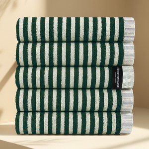 코튼클라우드 투웨이 밴부얀 타월, 트리스 그린, 5개