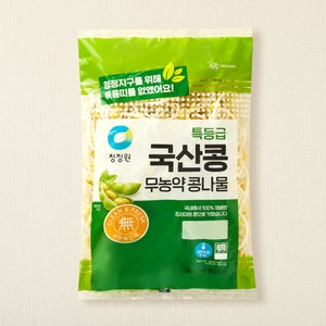 청정원 특등급 국산콩 무농약 콩나물, 340g, 1개