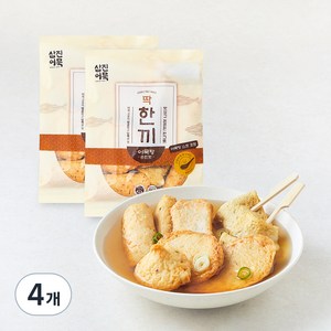 삼진어묵 딱 한끼 어묵탕 순한맛, 308g, 4개