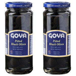고야 피티드 블랙 올리브 절임, 350g, 2개