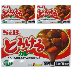 에스앤비 토로케루 카레 소스믹스 순한맛, 1kg, 3개