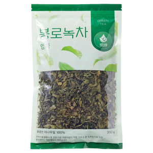 대한다업 봉로녹차 엽차, 200g, 1개입, 1개
