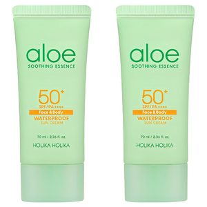 홀리카홀리카 알로에 워터프루프 선크림 SPF50+ PA++++, 70ml, 2개