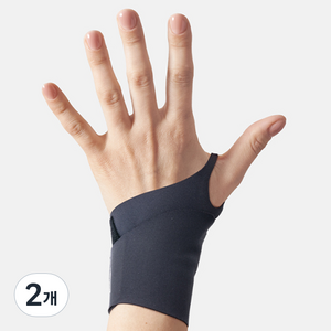 프로스펙스 스킨 핏 손목 의료용 압박밴드, L(33.5 x 8..., 혼합색상, 2개