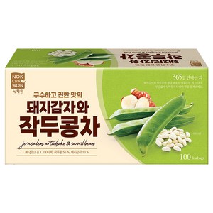 녹차원 돼지감자와 작두콩차, 800mg, 100개입, 1개