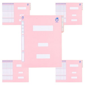 서일화일 친환경 정부화일, 분홍, 40개