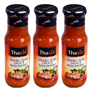 타이시아 샤부수끼 소스, 170g, 3개