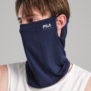 휠라골프 UV 차단 메쉬 쿨 마스크, FREE, 네이비, 1개