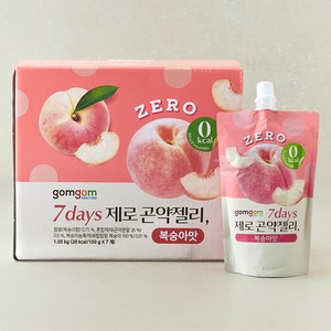 곰곰 7days 제로 곤약젤리 복숭아맛