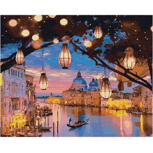 플레이어바웃 DIY 명화 그리기 세트 40 x 50 cm, 강가의밤, 1개