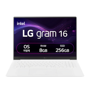 LG전자 LG 그램 스노우 화이트, 코어Ultra5, 256GB, 8GB, Free DOS, 2024.03