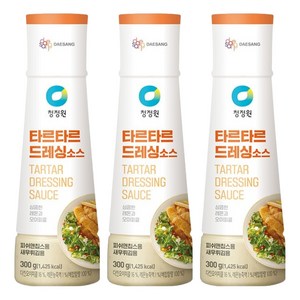 청정원 타르타르 드레싱 소스, 300g, 3개
