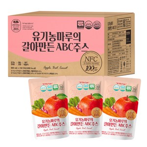 유기농마루 갈아만든 ABC 주스, 100ml, 50개