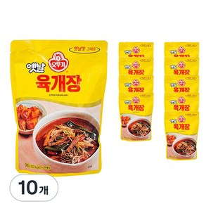 오뚜기옛날 육개장, 500g, 10개