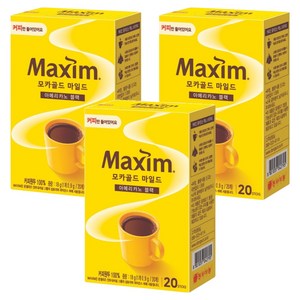 맥심 모카골드 마일드 아메리카노 블랙