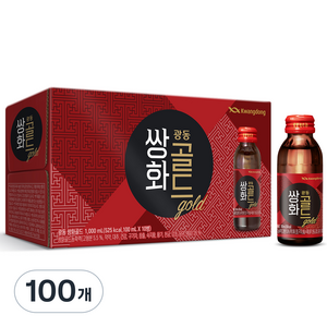 광동제약 쌍화골드, 100ml, 100개