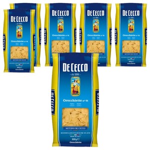 데체코 오르끼에떼 파스타, 500g, 6개