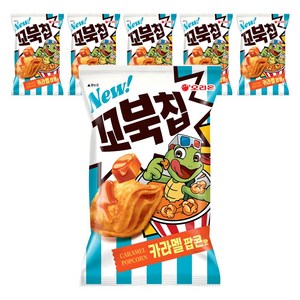 꼬북칩 카라멜팝콘맛, 108g, 6개