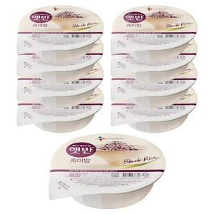 햇반 흑미밥, 210g, 9개