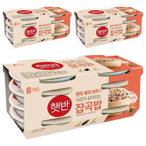 햇반 잡곡밥, 210g, 24개