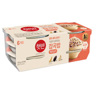 햇반 잡곡밥, 130g, 6개