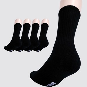 다두리 이중쿠션 장목 스포츠양말, S(210-245m..., 블랙, 5세트