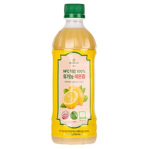 파이토메이드 NFC착즙 100% 유기농 레몬즙, 500ml, 1개