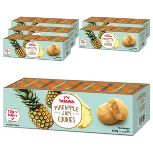 타타와 파인애플맛 쿠키 60p, 600g, 6개
