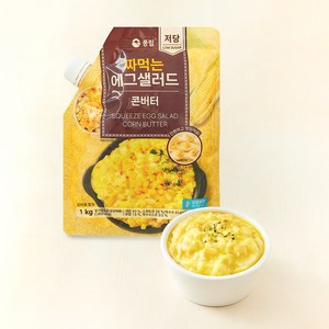 풍요한아침 저당 짜먹는 콘버터 에그샐러드, 1kg, 1개