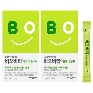 비오비타 패밀리 유산균, 120g, 2개