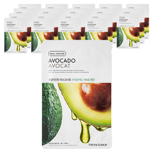 더페이스샵 갈아만든 마스크시트 아보카도, 10개입, 2개