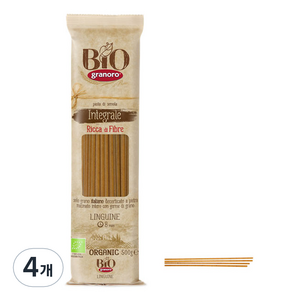 그라노로 유기농 통밀 링귀네, 500g, 4개