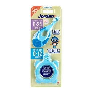 조르단 스텝 베이비 치발기 + 아동용 스텝 1 칫솔세트, 랜덤발송, 1개입, 1개