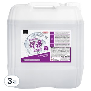 락퐁 욕실세정제 로즈마리향, 18.75L, 3개