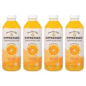 임프레스드 오렌지 주스, 1L, 4개