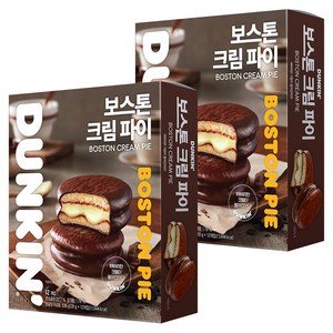 던킨도너츠 보스톤 크림 파이 12p, 336g, 2개