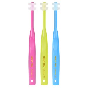 메가텐 키즈 360도 칫솔 2단계, 랜덤색상, 3개입, 1개