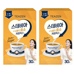 티젠 스테비아 누룽지효소 커피믹스, 10.4g, 30개입, 2개