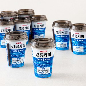 서울우유 강릉커피 콜드브루 라떼, 250ml, 10개