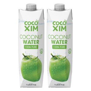 코코씸 100프로 퓨어 코코넛워터, 1L, 2개