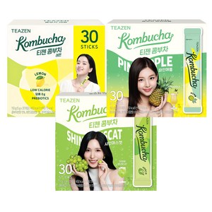 티젠 콤부차 파인애플 30p + 레몬 30p + 샤인머스켓 30p