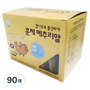 행복담기 훈제 메추리알, 15g, 90개