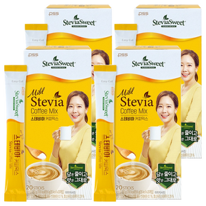 펄세스 스테비아 마일드 커피믹스, 9.6g, 20개입, 4개