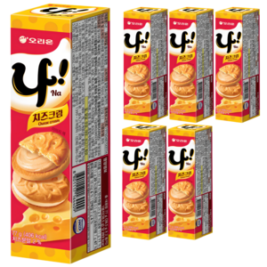 오리온 나 치즈크림, 77g, 6개