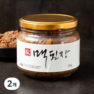 전통식품 인증 맥된장, 450g, 2개