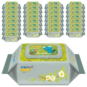 페넬로페 프르미에 포레 아기물티슈 휴대캡형, 55g, 20매, 48개