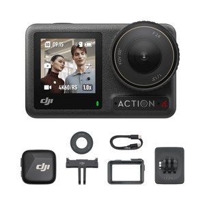 DJI 오즈모 액션 4 브이로그 콤보 카메라 + Mic Mini 송신기